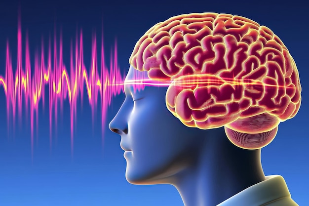 Cognitive energy neural cognition and neural expansion profile of a woman with vibrant sound waves