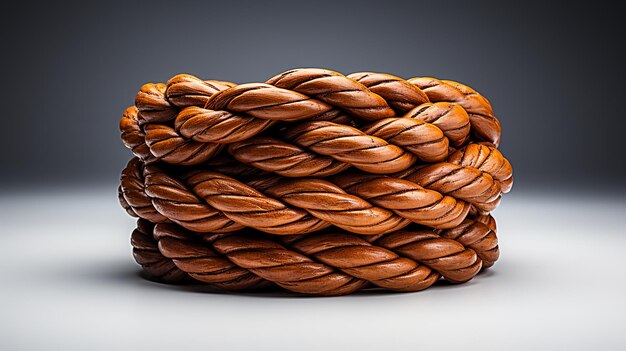 Photo a coil of rope photo