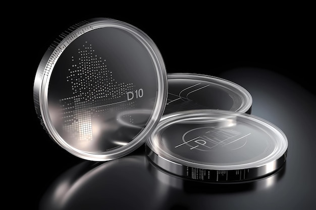 Coin for currency technology business Future economy financial exchange and banking global trade