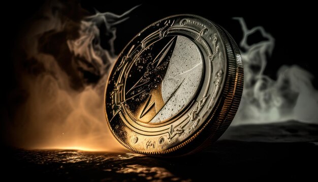 A coin that says'star trek'on it