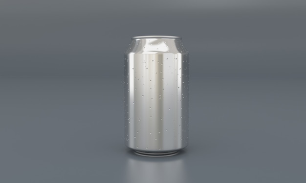 cold drinks in metal tins