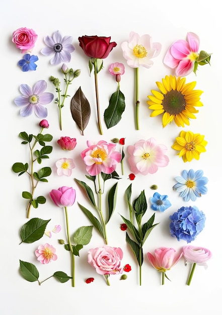 a collage of flowers with the word  flowers  on the bottom