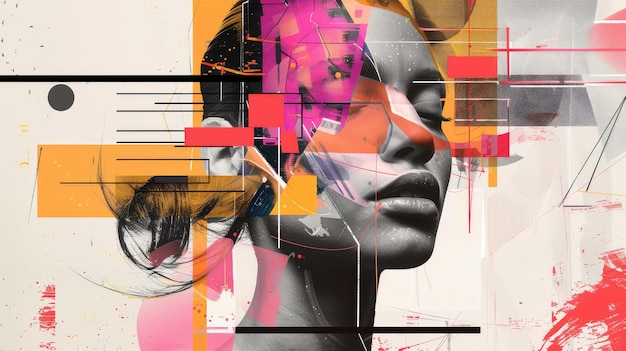 Collage Portraits Combining Pieces to Create Wholes