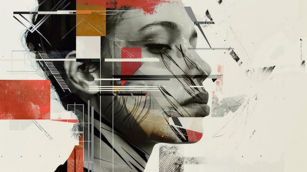 Collage Portraits Combining Pieces to Create Wholes