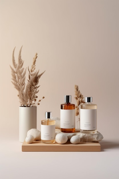 A collection of bath products from the new range.