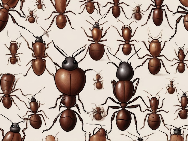 a collection of beetles with a picture of them that says beetles