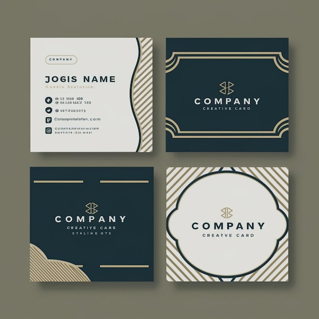 Photo a collection of business cards with the name  company  on the bottom