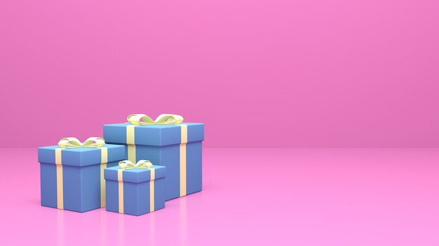 collection of christmas gift boxes