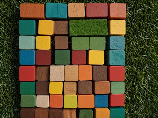 a collection of colorful wooden blocks with one that says quot z quot