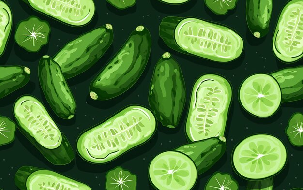 Photo a collection of cucumbers with the words limes on them