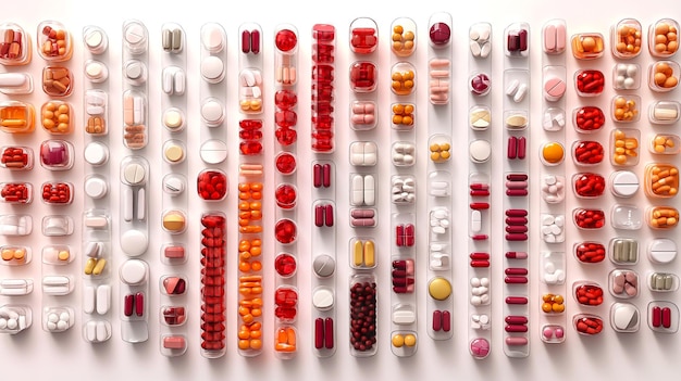 a collection of different colored pills including one that says  do not touch