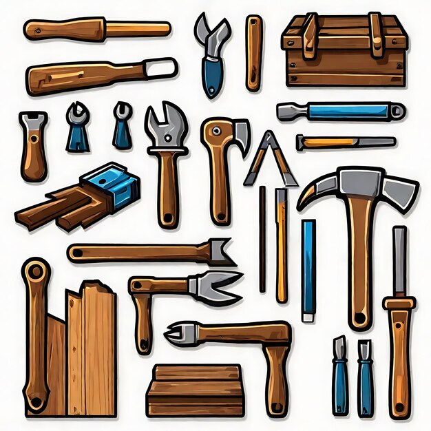 a collection of different tools including one that has a different color