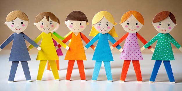 a collection of dolls from the childrens book