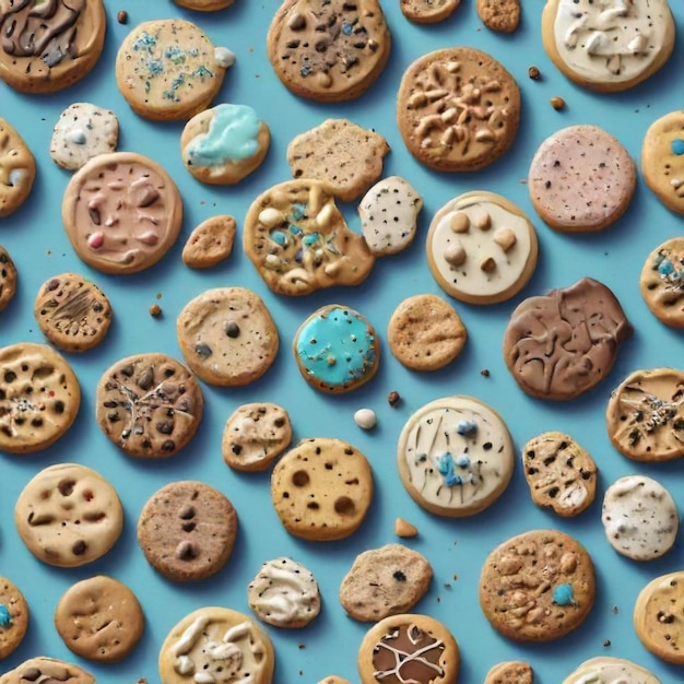 a collection of doughnuts including one that says  dont eat