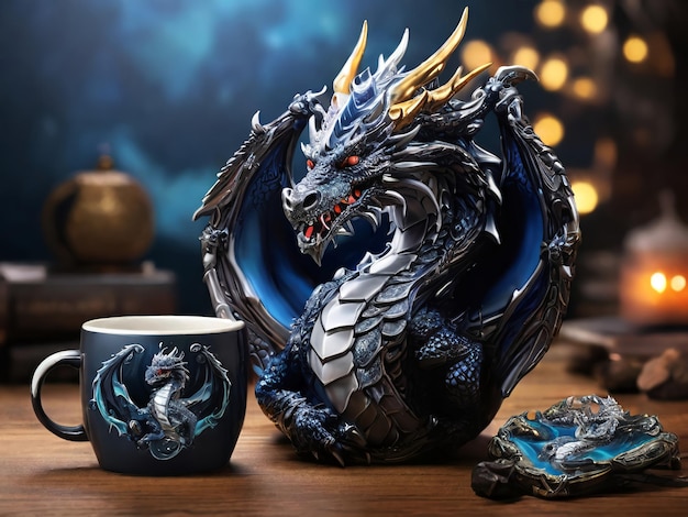 collection of dragonthemed merchandise