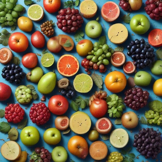 a collection of fruits including one that says fruit