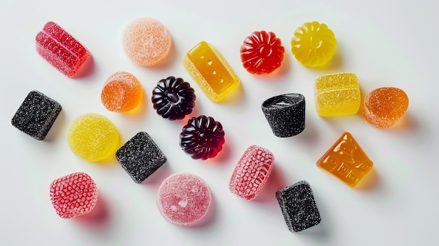 a collection of gummy candies from the companys collection