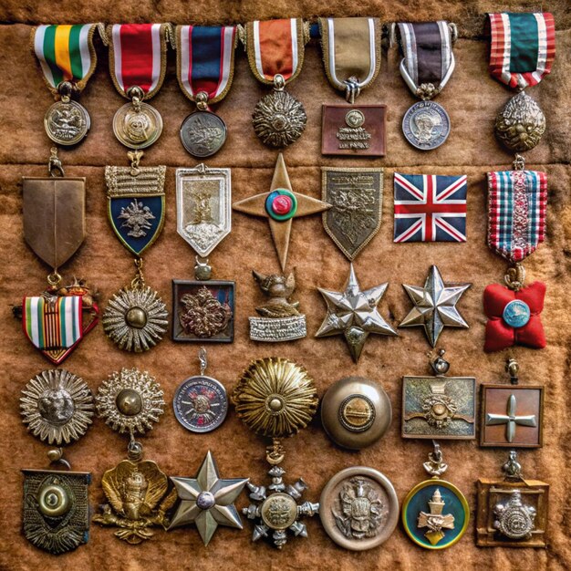 Photo a collection of medals including one that says quot the one with the other quot on it