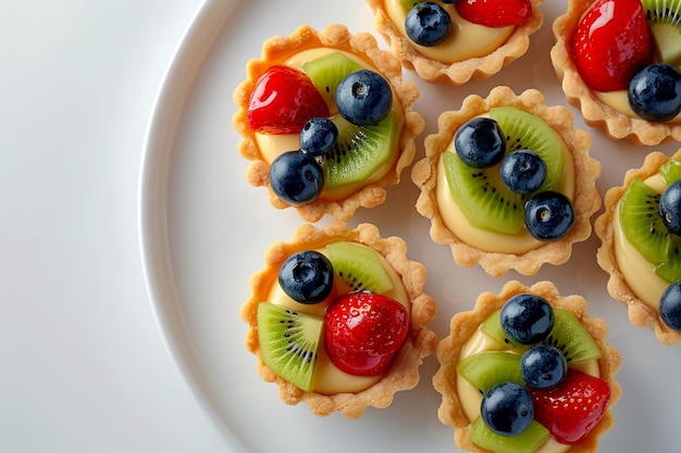 Photo collection of miniature fruit tartlets