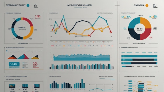 Photo collection of modern infographics