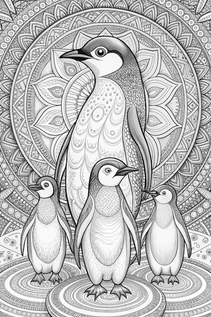 a collection of penguins from the book by person