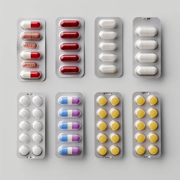 a collection of pills including one that sayspill