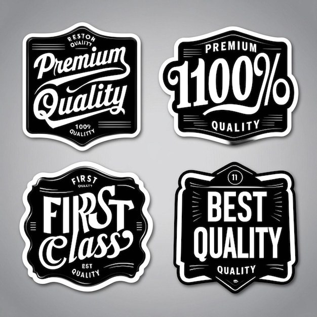 Photo collection of premium quality themed sticker designs