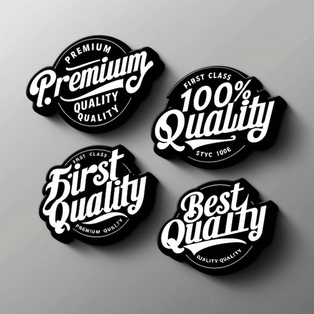 Photo collection of premium quality themed sticker designs