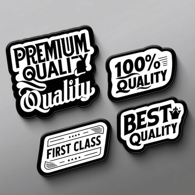 Photo collection of premium quality themed sticker designs