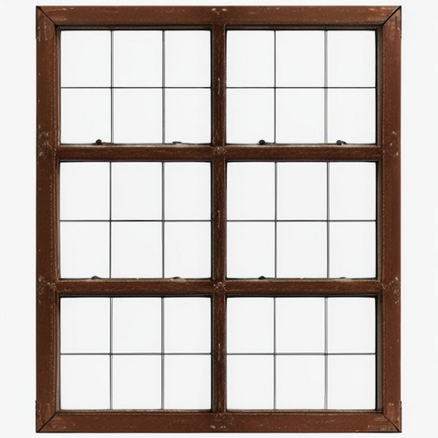 Collection of real vintage wooden house window frame sets