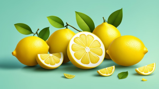 Collection set of Lemon elements