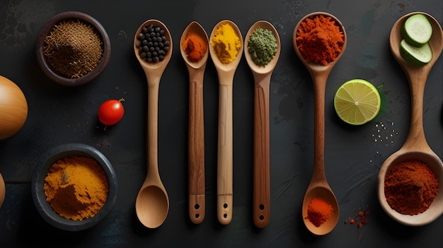 a collection of spices including one of the spices