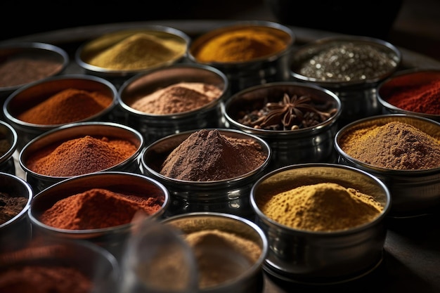 A collection of spices