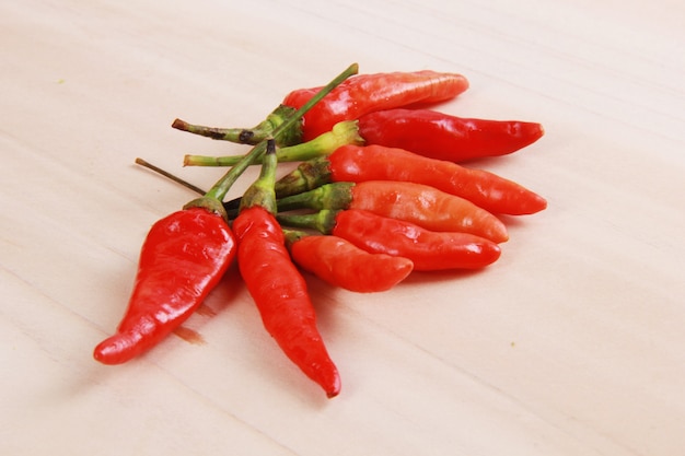 a collection of spicy red chillies