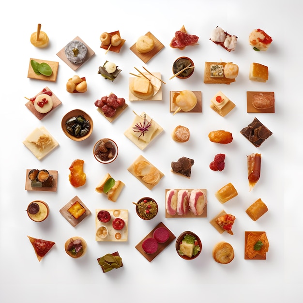 A collection of Tapas Assortment