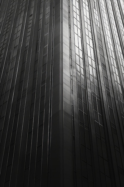 A collection of thin vertical lines in varying shades of gray suggesting quiet urban elegance