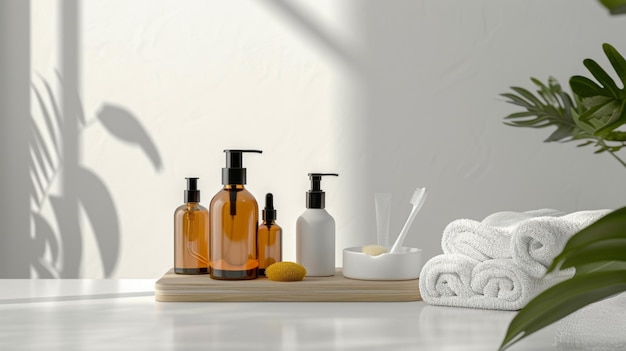 a collection of toiletries including one of the products