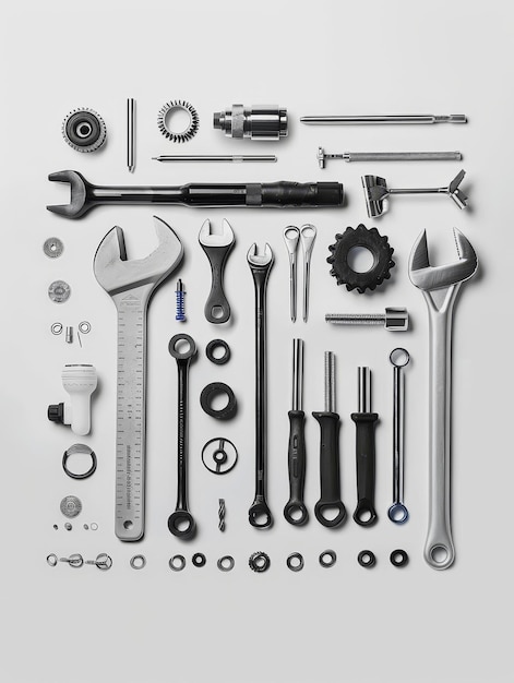 Photo a collection of tools and equipment symbolizing repair maintenance construction diy and han