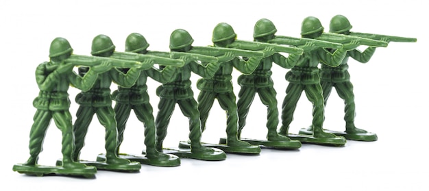 Collection of traditional toy soldiers