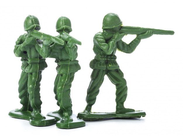 Collection of traditional toy soldiers