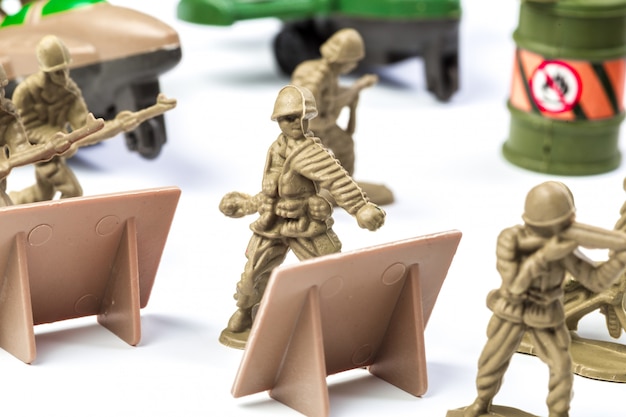 Photo collection of traditional toy soldiers