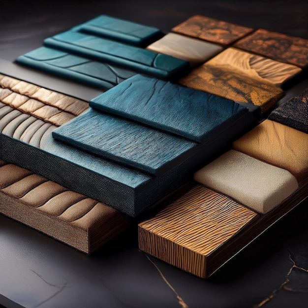 a collection of wooden boxes with a few woodgrain