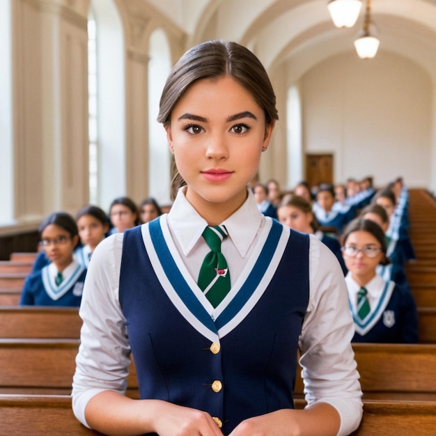 College student in the lecture hall