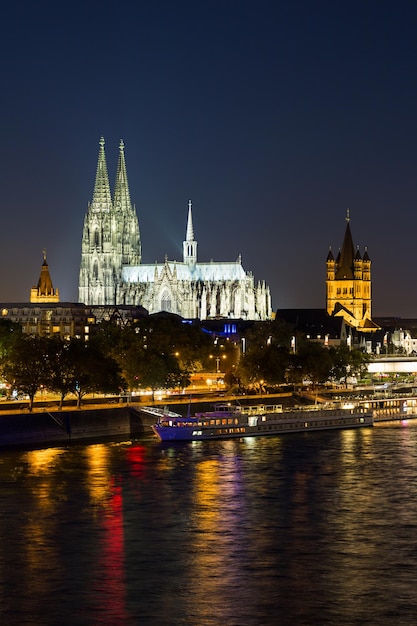 Cologne Cathedral Dom at night