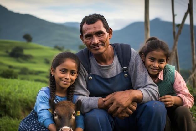 Colombian families lactam farm finch Colombian couples family