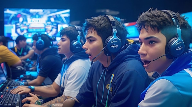 Colombian Gamers in Intense Online Tournament