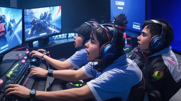 Colombian Gamers in Intense Online Tournament