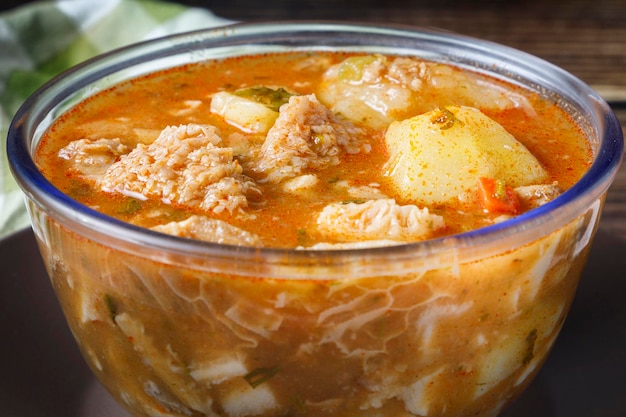 Colombian traditional tripe soup