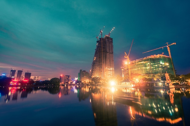 Colombo city skyline