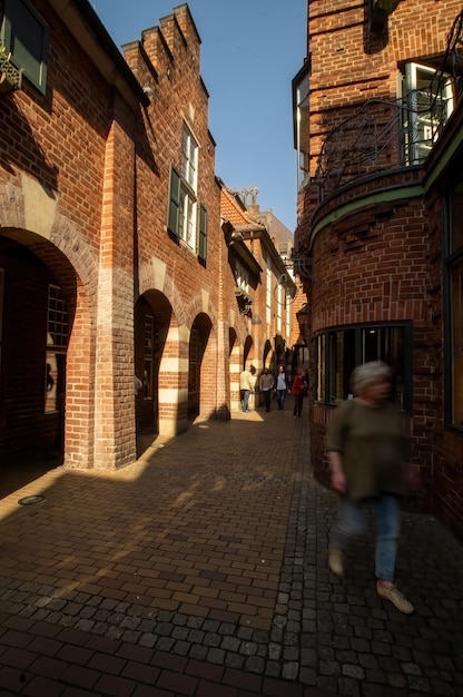 Colonial architecture arches surrounded by vegetation play of light and shadows inside the space natural materials